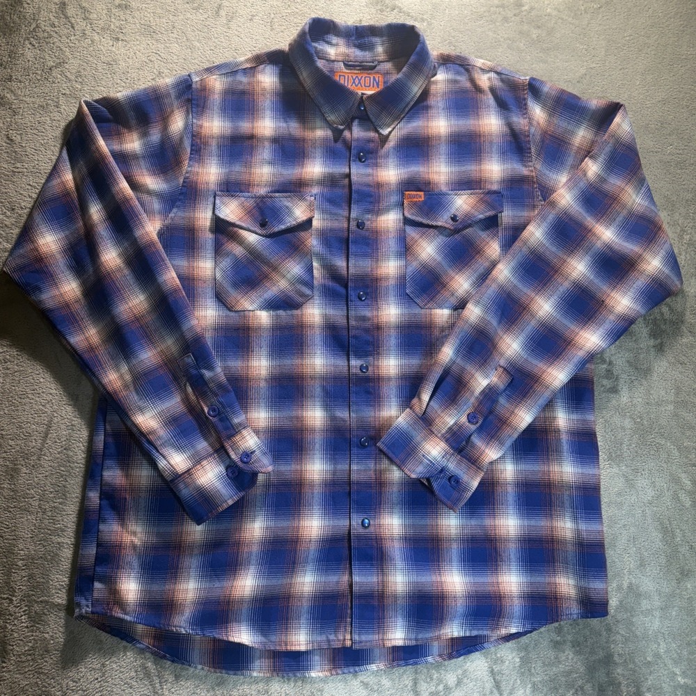 Dixxon Flannel Co "The Great One" Mens Flannel Shirt 2XLT Long Sleeve Pearl Snap